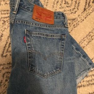 Levi denim shorts